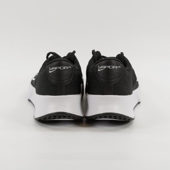 Nike NikeCourt Vapor Lite 2 HC \'Black White\' DV2018-001 Tennis size 12.5